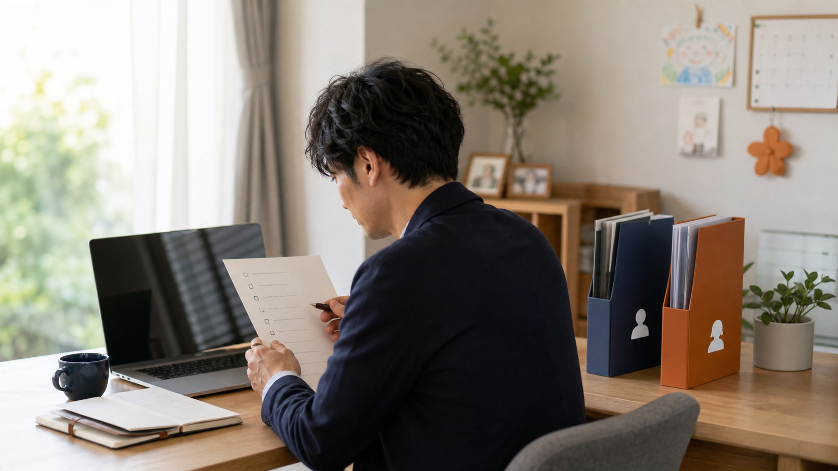 家庭条件を整理して転職エージェントの担当者変更を準備する30代会社員